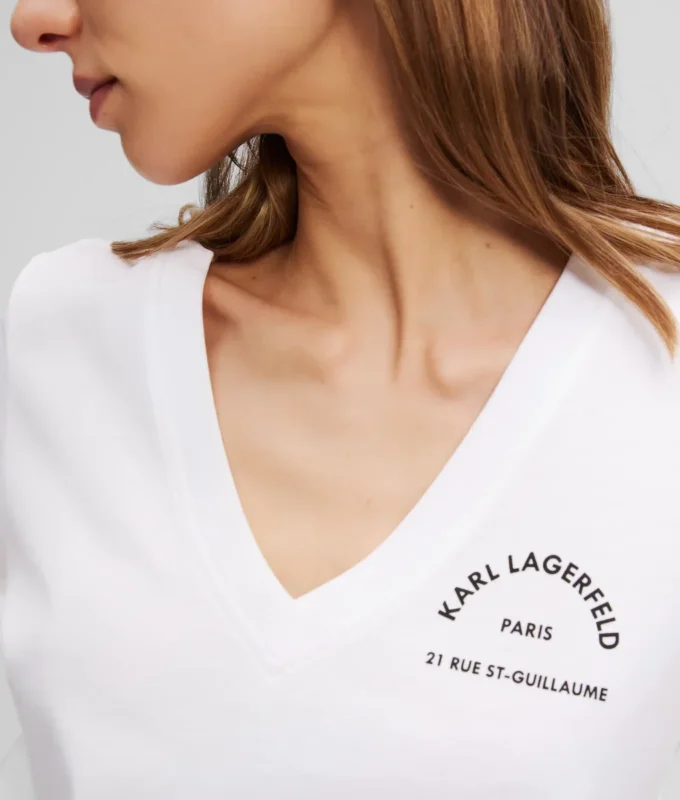 RUE ST-GUILLAUME T-SHIRT MET V-HALS