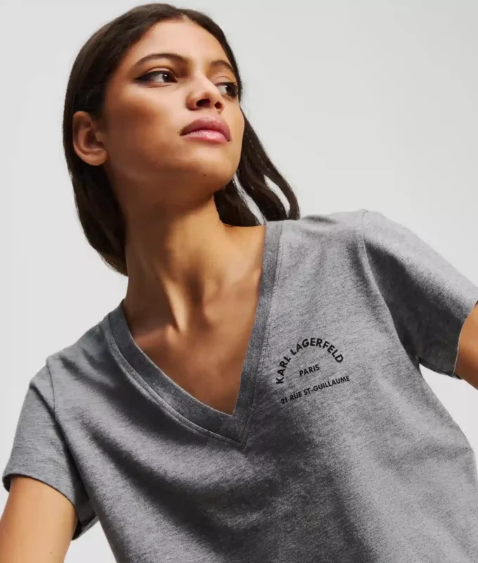 RUE ST-GUILLAUME T-SHIRT MET V-HALS