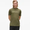 Satijnen T-shirt met logo