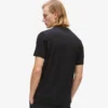 Satijnen T-shirt met logo