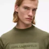 Satijnen T-shirt met logo