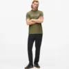 Satijnen T-shirt met logo