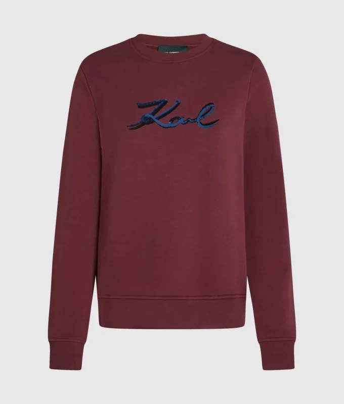 Sequin Signature sweatshirt