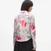 Shirt met all-over verfprint