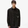 Shirt met contrasterende stiksels