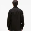 Shirt met contrasterende stiksels