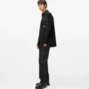 Shirt met contrasterende stiksels