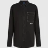 Shirt met contrasterende stiksels