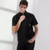SHIRT MET KORTE MOUWEN EN CONTRASTSTIKKING