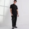 SHIRT MET KORTE MOUWEN EN CONTRASTSTIKKING