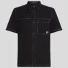 SHIRT MET KORTE MOUWEN EN CONTRASTSTIKKING