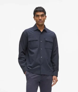 Shirt met opgestikte zak