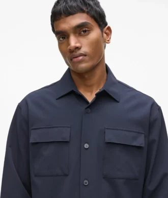 Shirt met opgestikte zak