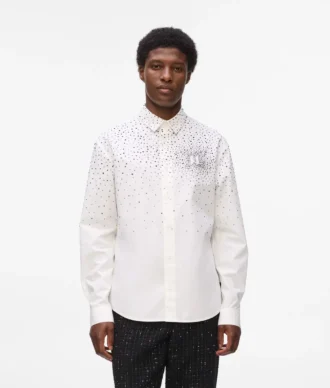 Shirt met strass-degradé