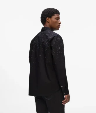 Shirt met strass-degradé