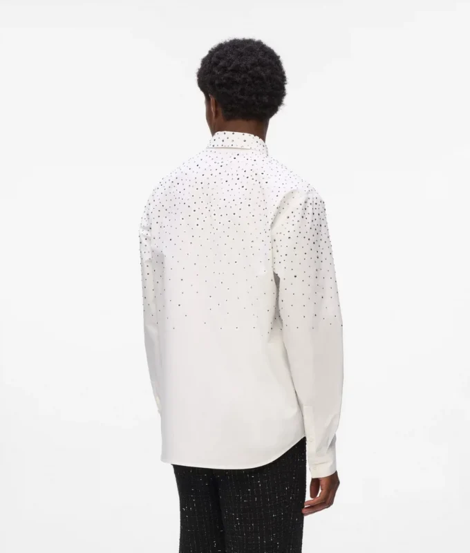 Shirt met strass-degradé