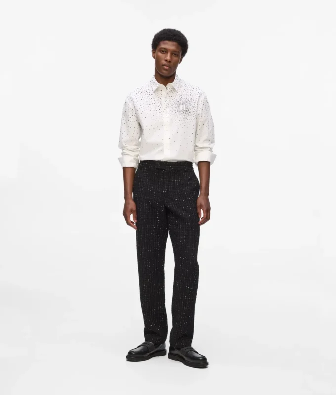 Shirt met strass-degradé