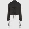 Shirt met strik aan de achterkant