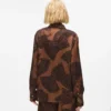 Shirt met waaierprint