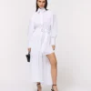 Shirtjurk met geplooid paneel