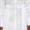 Shirtjurk met geplooid paneel