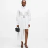 Shirtjurk met geplooid paneel