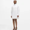 Shirtjurk met geplooid paneel