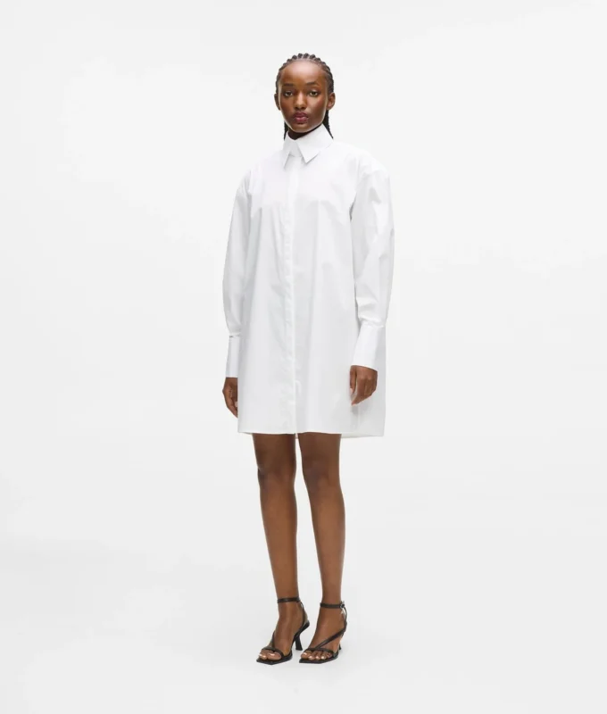 Shirtjurk met geplooid paneel
