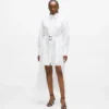 Shirtjurk met geplooid paneel