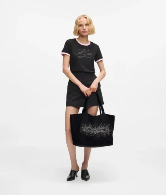 Shopper met strasslogo