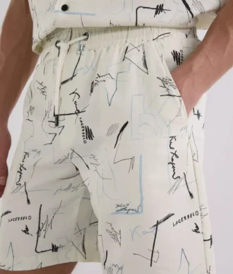 SHORTS MET ALL-OVER-PRINT