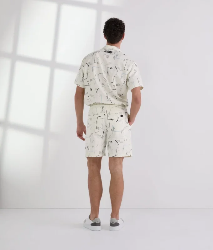 SHORTS MET ALL-OVER-PRINT