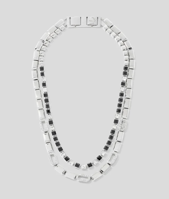 SIGNATURE PAVÉ CRYSTALS HALSKETTING