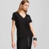 SIGNATURE T-SHIRT MET V-HALS