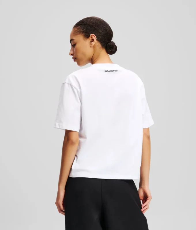 SIGNATURE T-SHIRT MET V-HALS