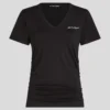 SIGNATURE T-SHIRT MET V-HALS EN RUFELS