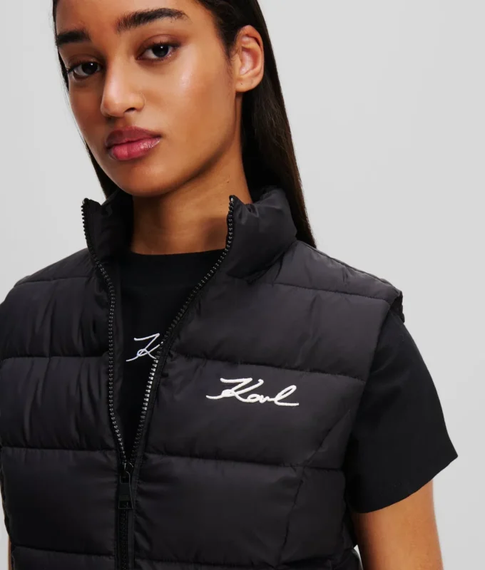 SIGNATURE GEVOERDE GILET