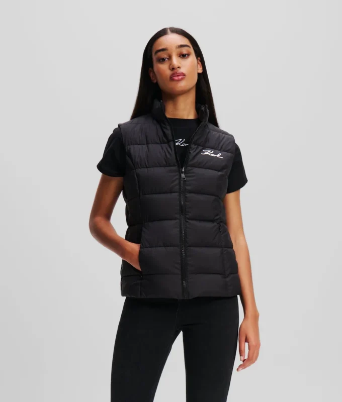 SIGNATURE GEVOERDE GILET