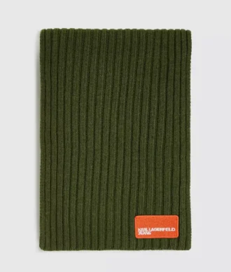 Sjaal met logopatch