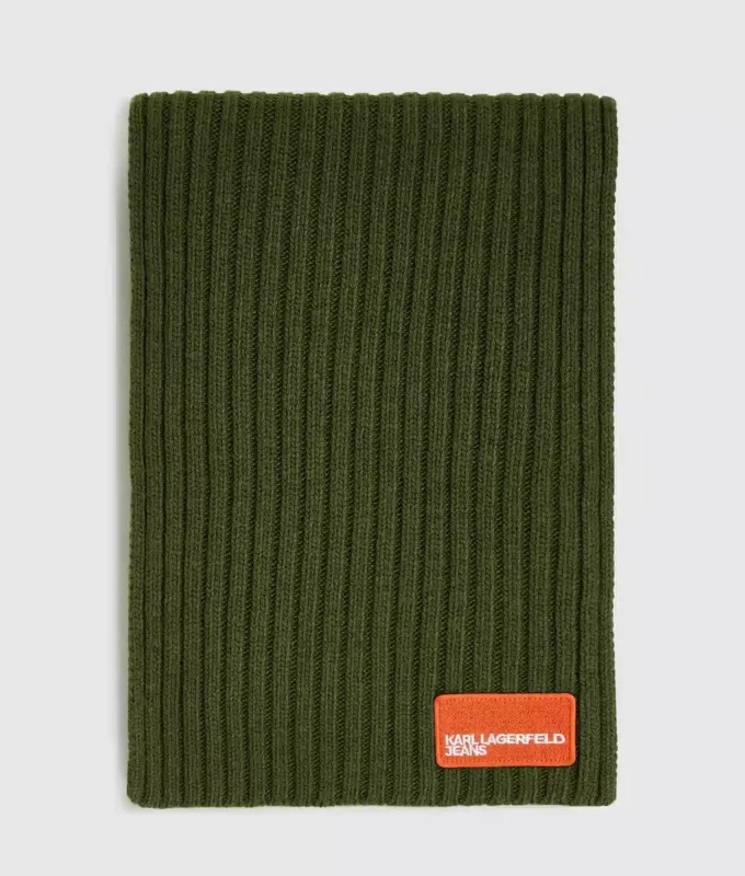 Sjaal met logopatch