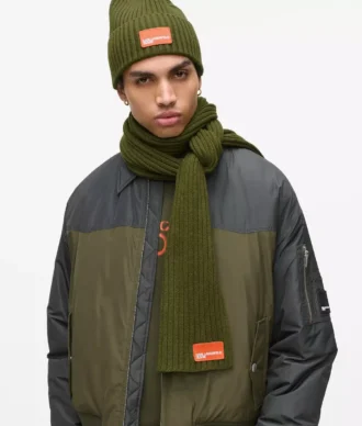 Sjaal met logopatch