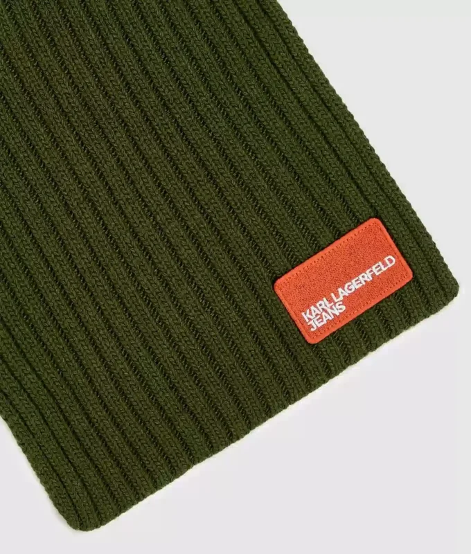 Sjaal met logopatch