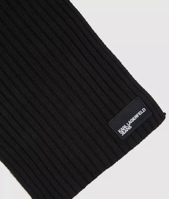 Sjaal met logopatch