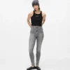 Skinny jeans met hoge taille