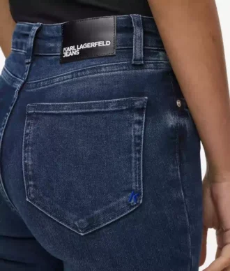 Skinny jeans met hoge taille