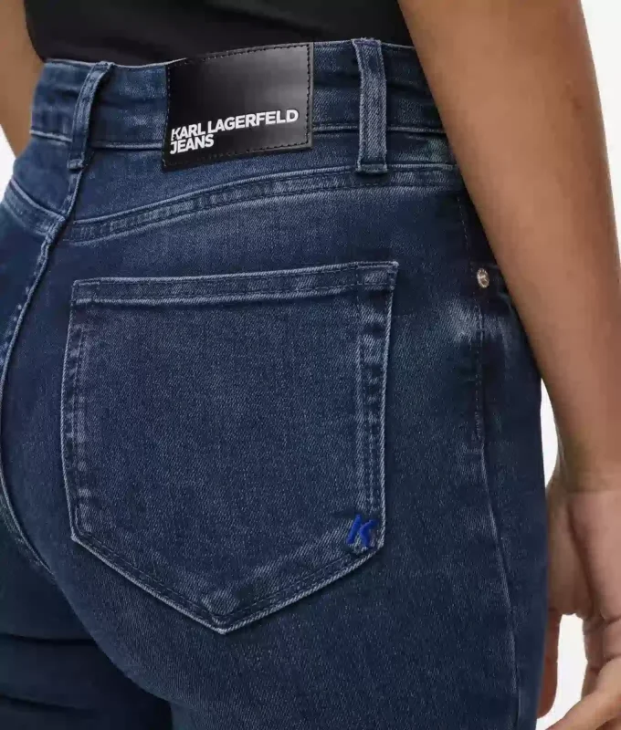 Skinny jeans met hoge taille