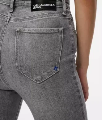 Skinny jeans met hoge taille