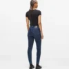 Skinny jeans met hoge taille