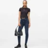 Skinny jeans met hoge taille