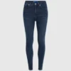 Skinny jeans met hoge taille